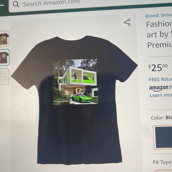 Digital art by me of cute pets as a print NWT shirts are being made - Picture 3 of 8